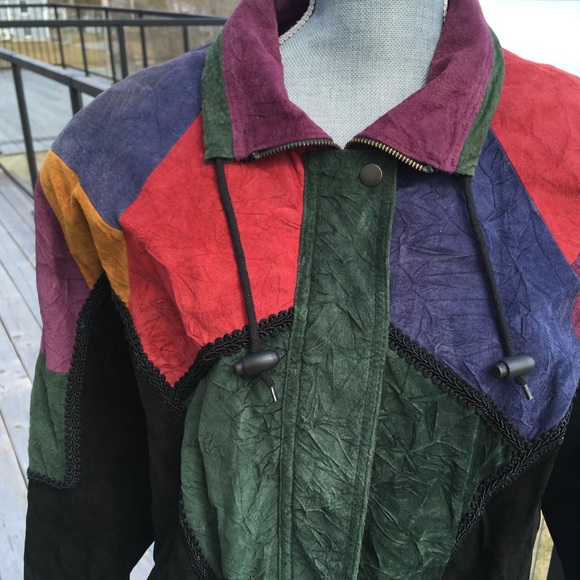 Chia Leather Bomber Jacket - Picture 3 of 13